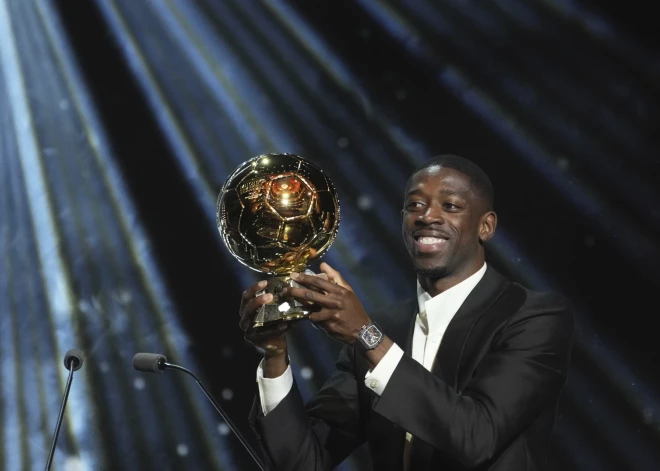 Par labāko pasaules futbolistu atzīts Usmans Dembelē