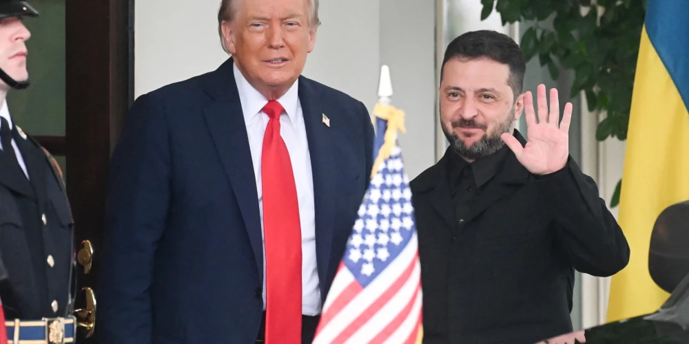 Дональд Трамп и Владимир Зеленский.