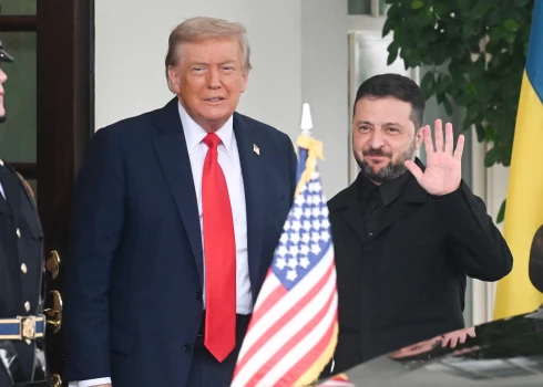 Дональд Трамп и Владимир Зеленский.