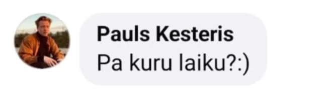 Dēls Pauls izbrīnīts.