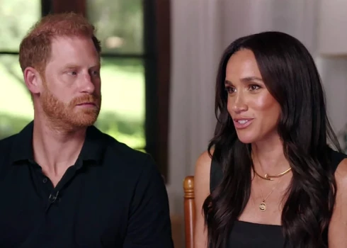 Princis Harijs un Megana Mārkla.