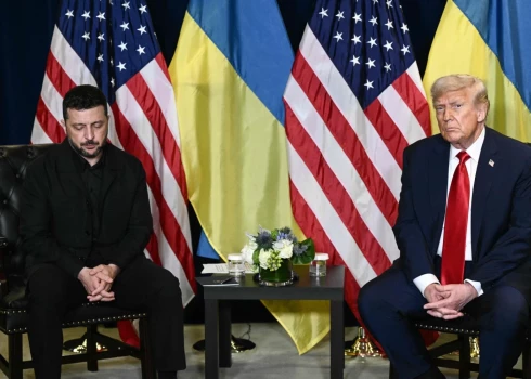 Президент Украины Владимир Зеленский и президент США Дональд Трамп.