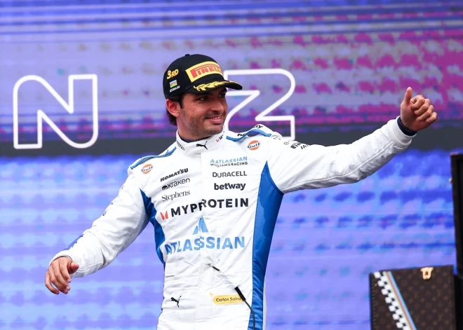 Verstapena uzvaru sērija un Sainsa varoņdarbi - būtiski skaitļi pēc Baku "Grand Prix"