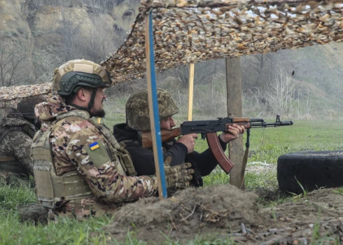 Ukrainas karavīri. 