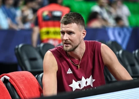 Kristaps Porziņģis pirms NBA sezonas vasaru pavadīja Latvijas izlases rindās.