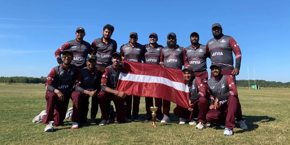 Команда по крикету Латвии завоевала бронзу, но для депутата главное не это.
