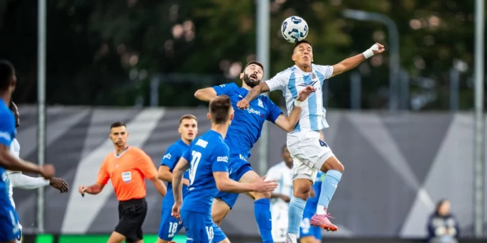 "Riga" Latvijas futbola virslīgas mačā spēlē neizšķirti ar RFS un tuvojas čempionu titulam.