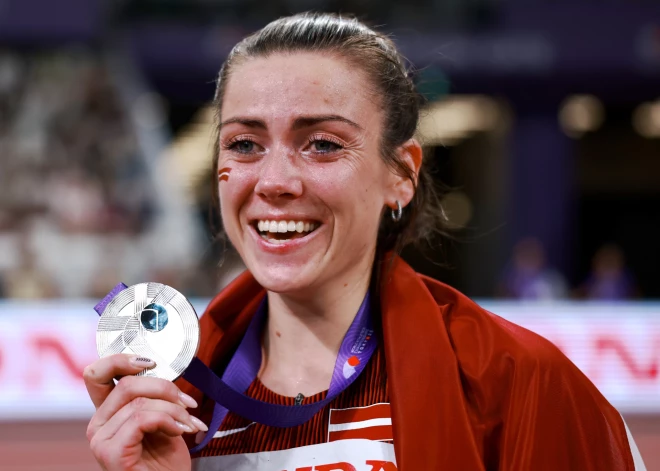 Šodien Rīgas lidostā sagaidīs Pasaules čempionāta sudraba medaļnieci šķēpa mešanā Aneti Sietiņu