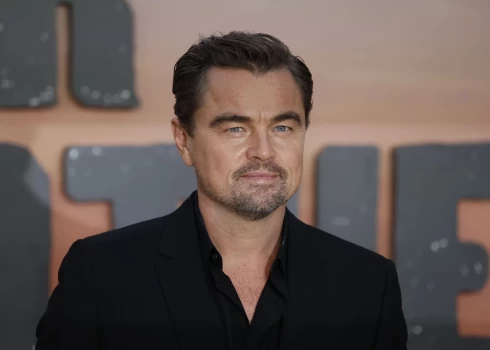 Leonardo Dikaprio filmas “One Battle After Another” pirmizrādes vakarā Londonā šā gada 16. septembrī.