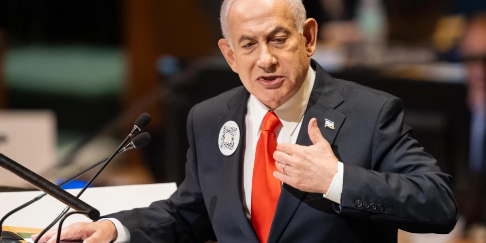 Izraēlas premjerministrs Benjamins Netanjahu.