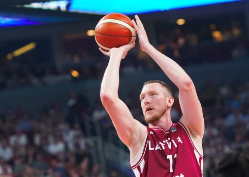 Latvijas basketbolists Rolands Šmits. 