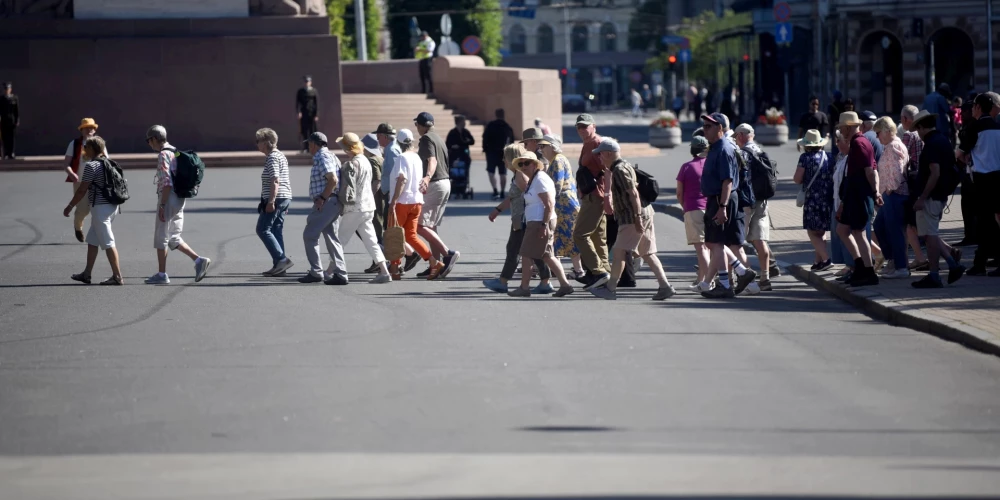 Туристов минувшим летом в Риге было много.