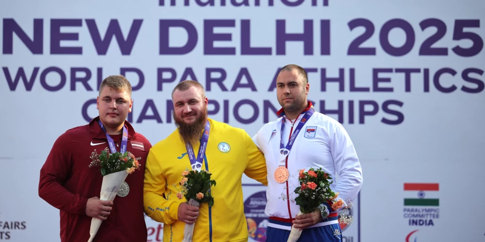 Emīlam Dzilnam sudraba medaļa pasaules čempionāta paravieglatlētikā lodes grūšanas sacensībās.