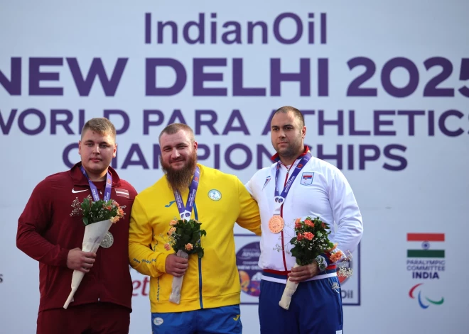 Dzilnam sudraba medaļa pasaules čempionāta paravieglatlētikā lodes grūšanas sacensībās