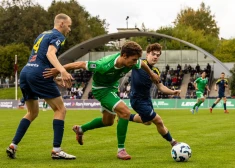 "Tukums 2000" futbolisti mača galotnē uzveic "Super Nova" vienību