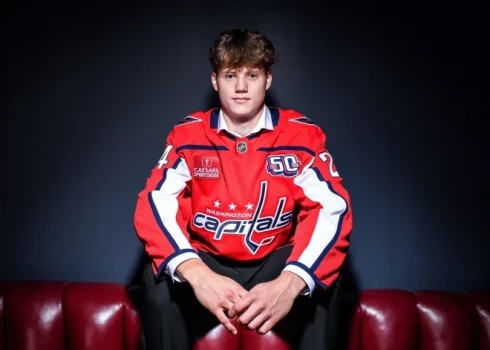 Ēriks Mateiko debitējs "Capitals" sastāvā. 