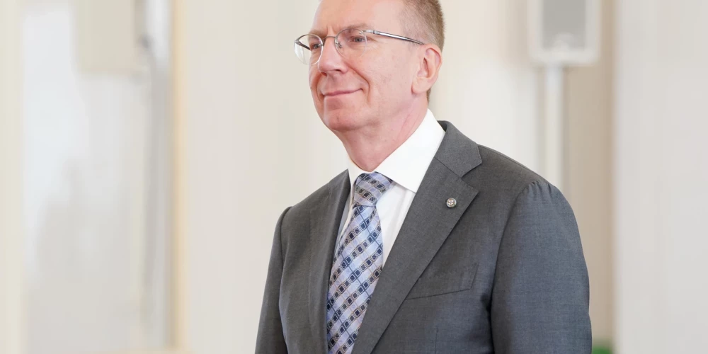 Valsts prezidents Edgars Rinkēvičs.