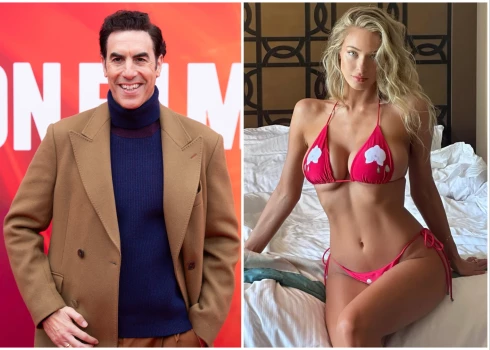 Saša Barons Koens un Hanna Palmere.