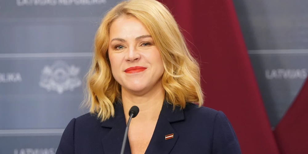 Ministru prezidente Evika Siliņa. 