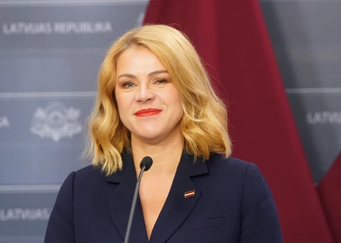 Ministru prezidente Evika Siliņa. 