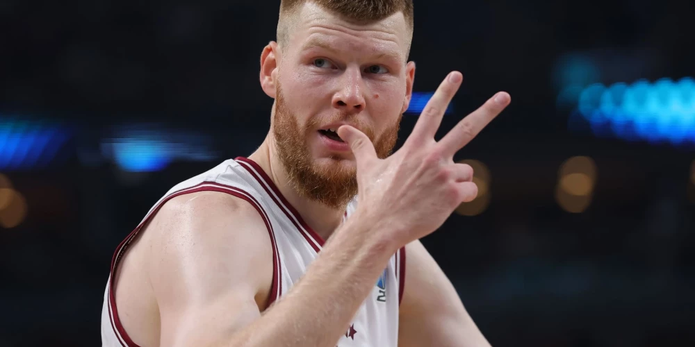 Bertāns ar 20 punktiem rezultatīvākais "Dubai" uzvarā Eirolīgā.