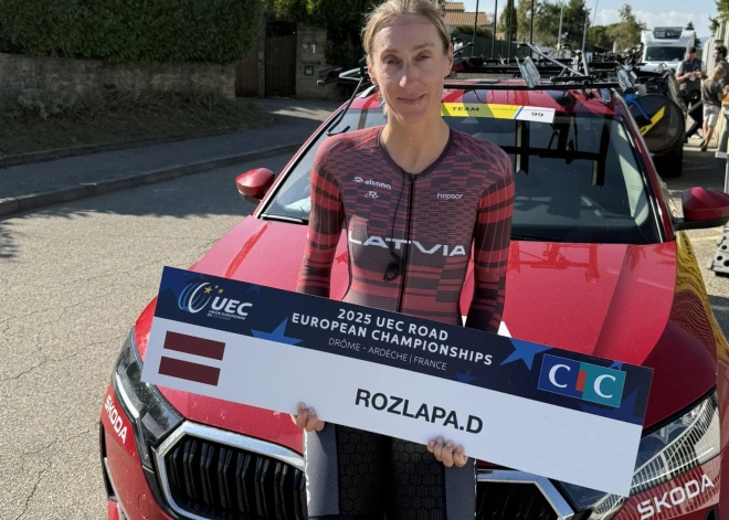 Dana Rožlapa izcīna 21.vietu Eiropas čempionāta individuālajā braucienā