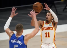 Kristaps Porziņģis stāsta, kā "sadzīvos" laukumā ar "Hawks" superzvaigzni Treju Jangu