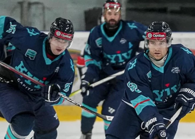 Rīgā bāzētā Kijivas "Capitals" sarūgtina OHL čempioni "Mogo"/RSU