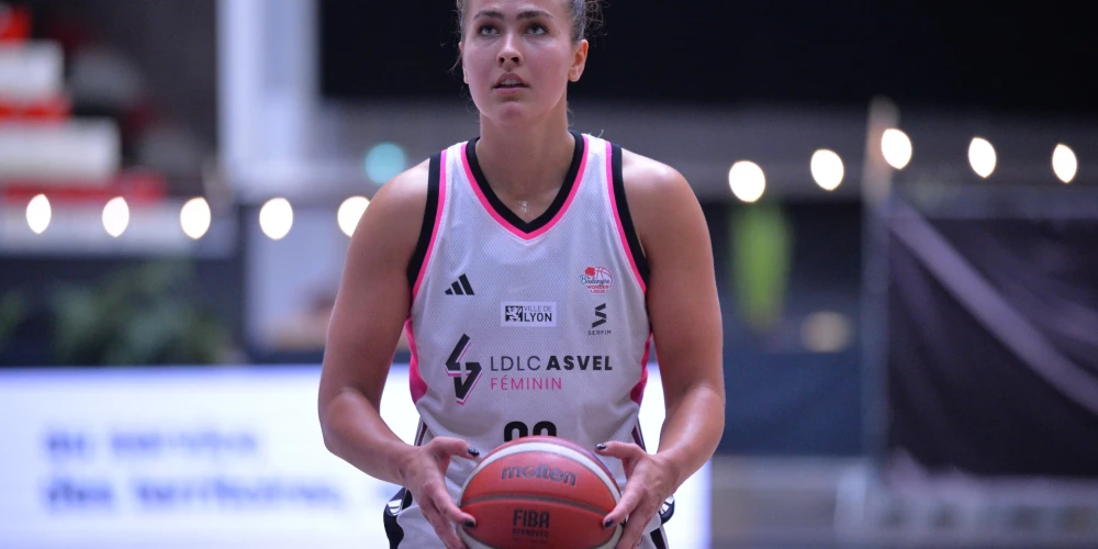 Aleksa Gulbe debitējusi Lionas ASVEL sastāvā