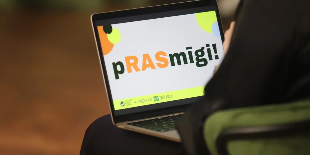 "pRASmīgi!" ir trīs ražotāju atbildības sistēmu apsaimniekotāju - SIA "Zaļā josta", AS "AJ Power Recycling" un SIA "Latvijas zaļais punkts" - kopīgi organizēta sociālā iniciatīva ar mērķi mudināt uzņēmējus un sabiedrību domāt par atbildīgu ražošanu, patēriņu un pārstrādi, lai samazinātu atstāto vides pēdu.