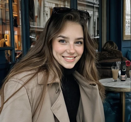 Tillija nav īsta - viņa ir ar mākslīgo intelektu veidots tēls, kuru radījusi Nīderlandes aktrise un komiķe Eline Van der Veldena. 