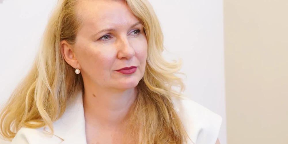 Tieslietu ministre Inese Lībiņa-Egnere.