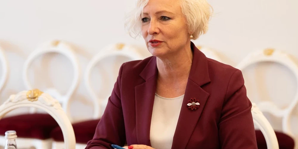 Saeimas priekšsēdētāja Daiga Mieriņa (ZZS).