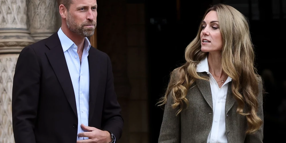 Princis Viljams un princese Ketrīnā vizītē Nacionālajā vēstures muzejā Londonā šā gada 4. septembrī.