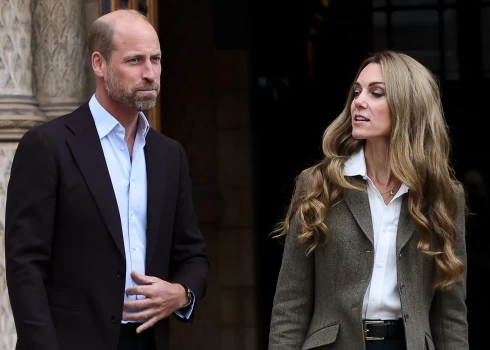 Princis Viljams un princese Ketrīnā vizītē Nacionālajā vēstures muzejā Londonā šā gada 4. septembrī.