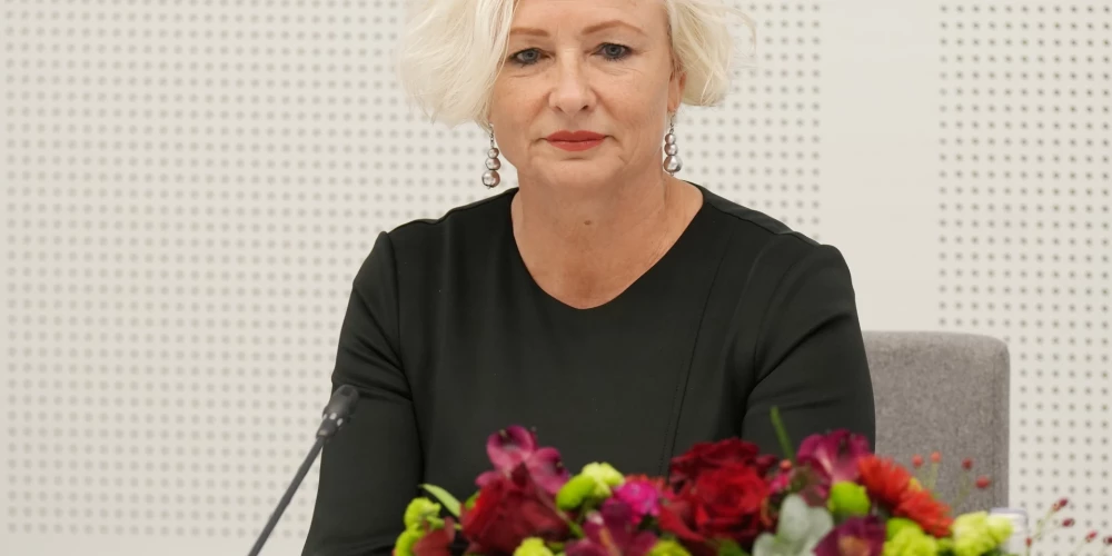 Спикер Сейма Дайга Миериня принимает участие в Дне сеньоров в Сейме, посвящённом «серебряной экономике».