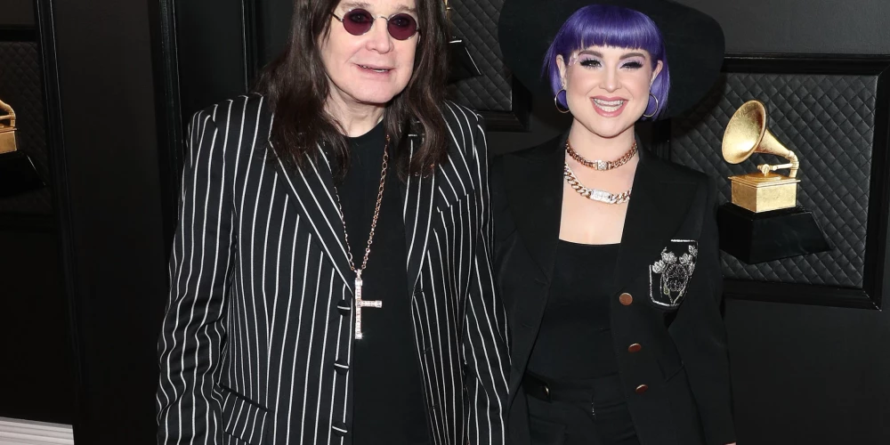 Ozijs Osborns ar meitu Kelliju Osbornu.