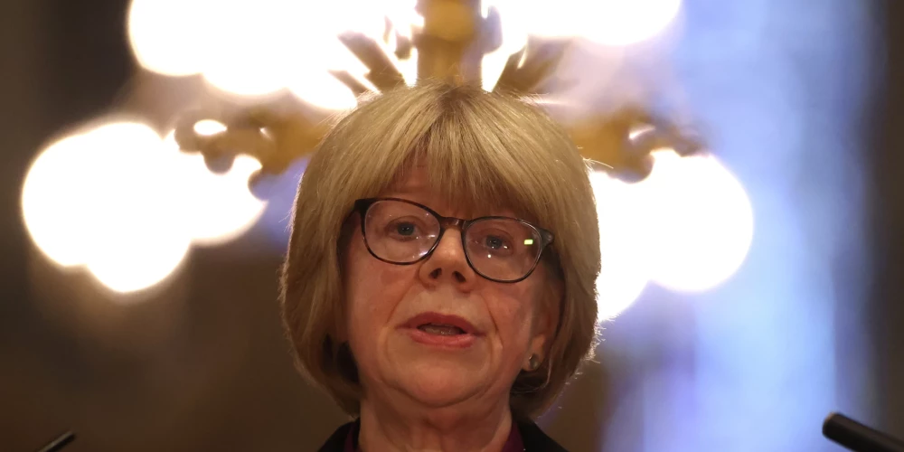 Sāra Malalija uzstājas pēc iecelšanas Kenterberijas arhibīskapes amatā