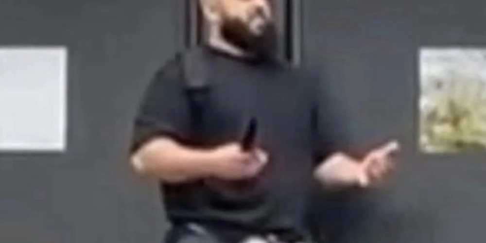 Džihads aš Šamī, kuru medijos norāda kā uzbrucēju Mančestras sinagogai (ekrānuzņēmums no "X")