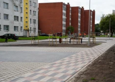 В Кулдиге построена новая парковка на 34 автомобиля