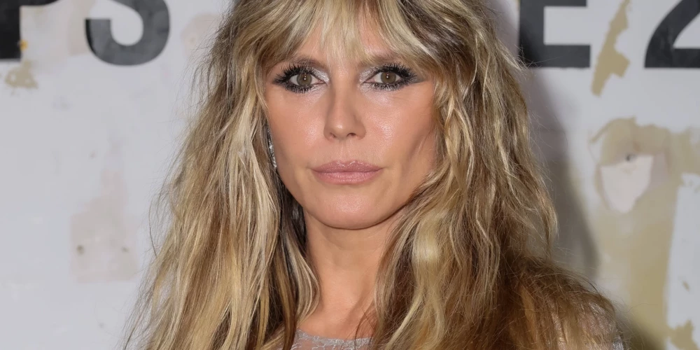 Vācu supermodele Heidija Kluma.