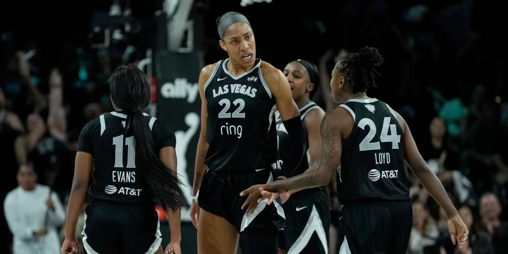 Lasvegasas "Aces" sper pirmo soli pretī WNBA titulam. 