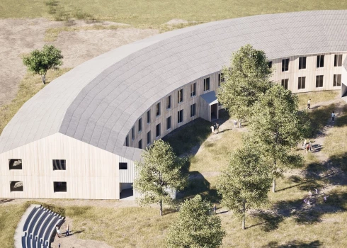 A klases energoefektīvā ēka 2000 m² platībā ļaus skolai  samazināt uzturēšanas izmaksas un radīt drošu, mūsdienīgu un radošu vidi skolēniem un pedagogiem.