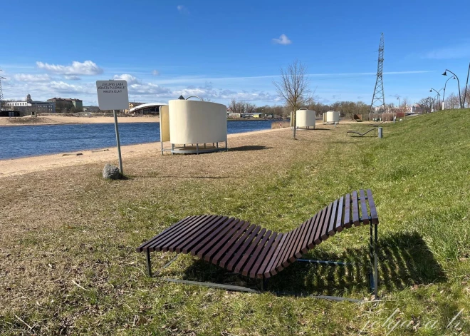 Ziemas peldētājiem Jelgavas Pasta salā pieejams zvilnis un ģērbtuves