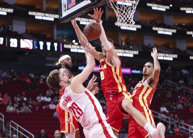 ВИДЕО: лучший баскетболист Латвии сыграл первый матч за свою новую команду НБА