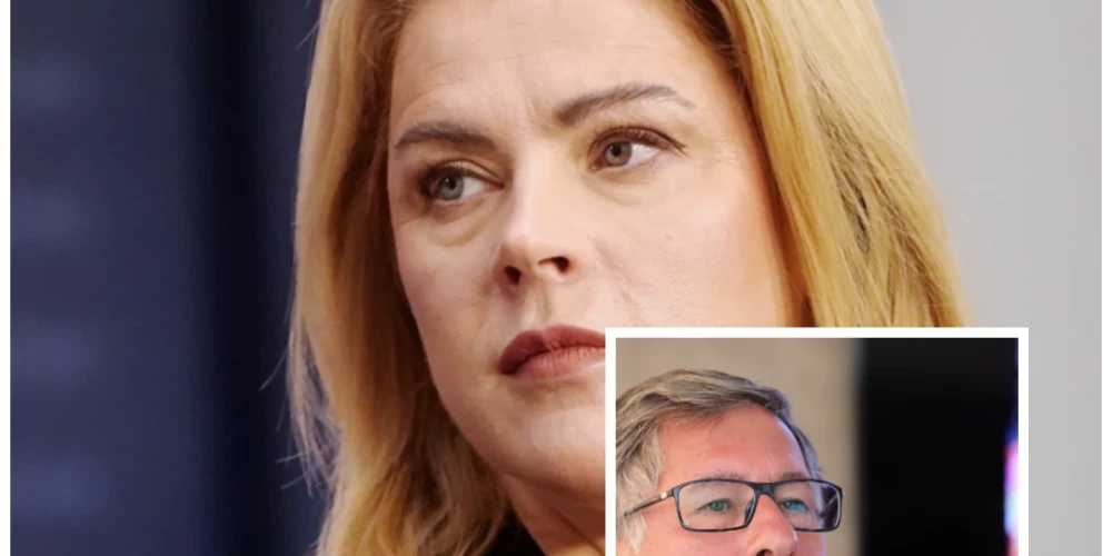 Ministru prezidente Evika Siliņa un miljardieris Pjotrs Avens (foto: Zane Bitere / Evija Trifanova / LETA; kolāža: jauns.lv)