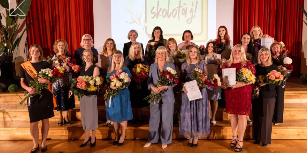 Kopumā tika godināts 21 pedagogs.
