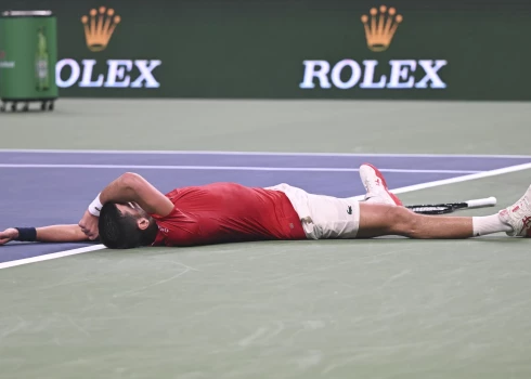 Otrdien serbu zvaigzne Novaks Džokovičs piedzīvoja vienu no šīs sezonas izaicinošākajiem mačiem.