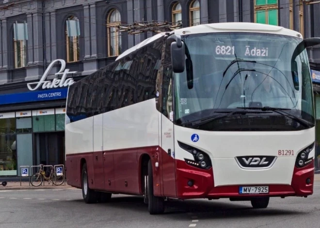 Ādažu novadā plānots samazināt autobusu reisu skaitu