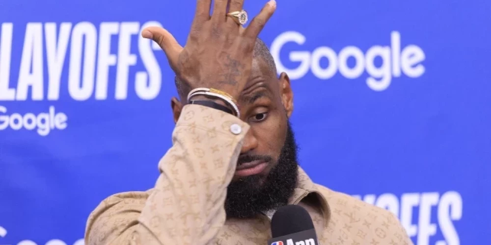 Lebronam Džeimsam ir par ko padomāt. 